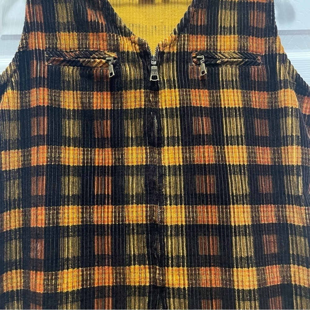 TWO A.M.I Sleeveless Full Zip Corduroy 100% Cotton Dresses Bundle Size M - Picture 4 of 11